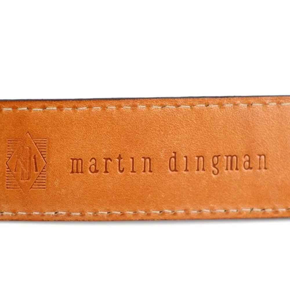 Martin Dingman BLACK ALLIGATOR CALFSKIN 1 1/8
